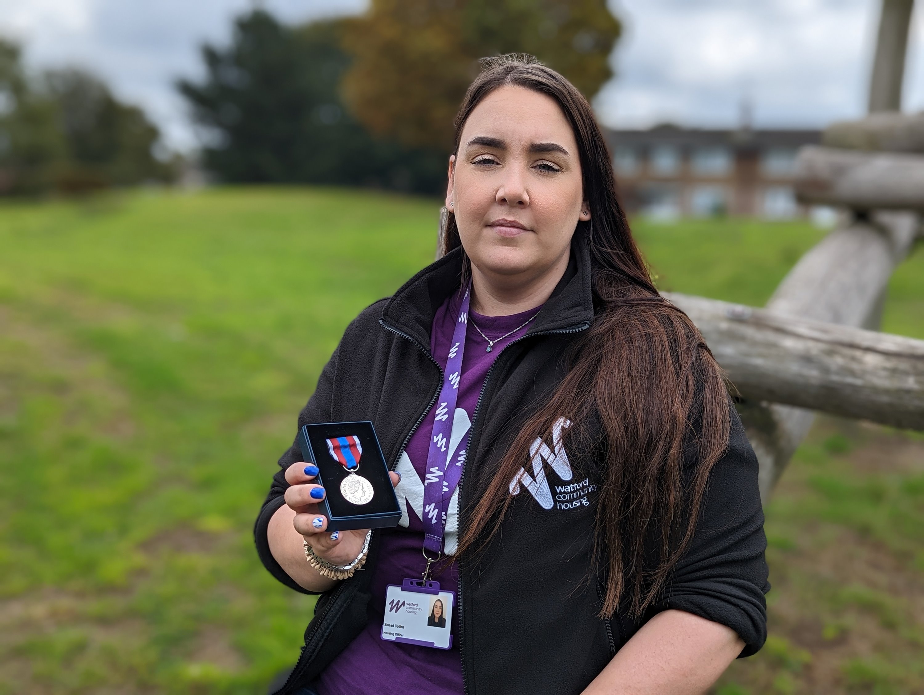 A Jubilee Medal for Housing Officer Sinead!